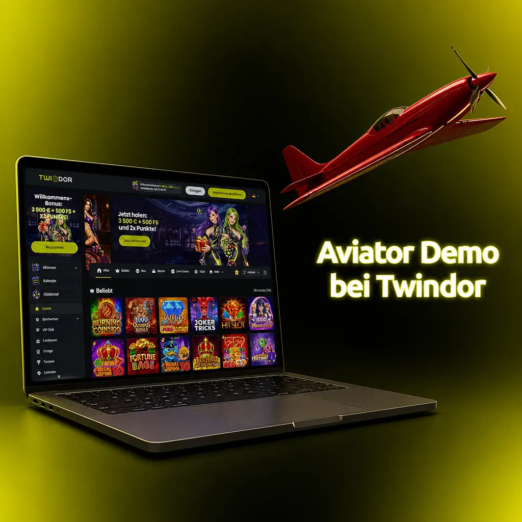 Aviator Demo bei Twindor: kostenloser Testmodus ohne Anmeldung mit virtuellem Guthaben und Auto-Cashout-Funktion