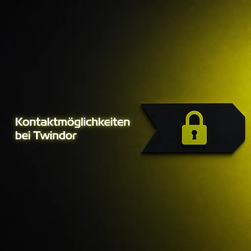 Kontaktmöglichkeiten bei Twindor: Live-Chat, E-Mail-Support, Hilfe-Center und Kontaktformular für Kundenanfragen