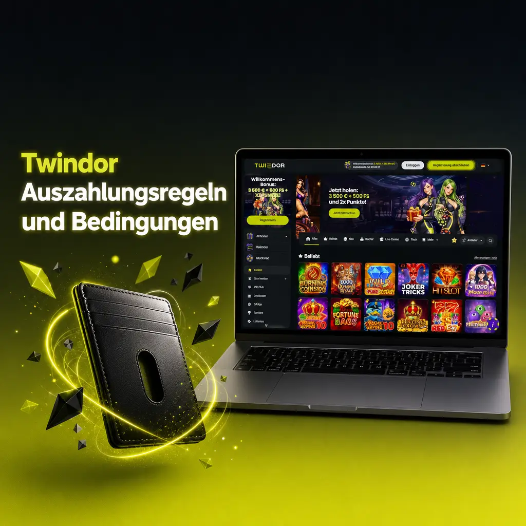 Twindor Auszahlungsregeln: KYC-Pflicht, gleiche Zahlungsmethode, Bonusbedingungen, Mindestbetrag 10 EUR und eine aktive Anfrage pro Konto