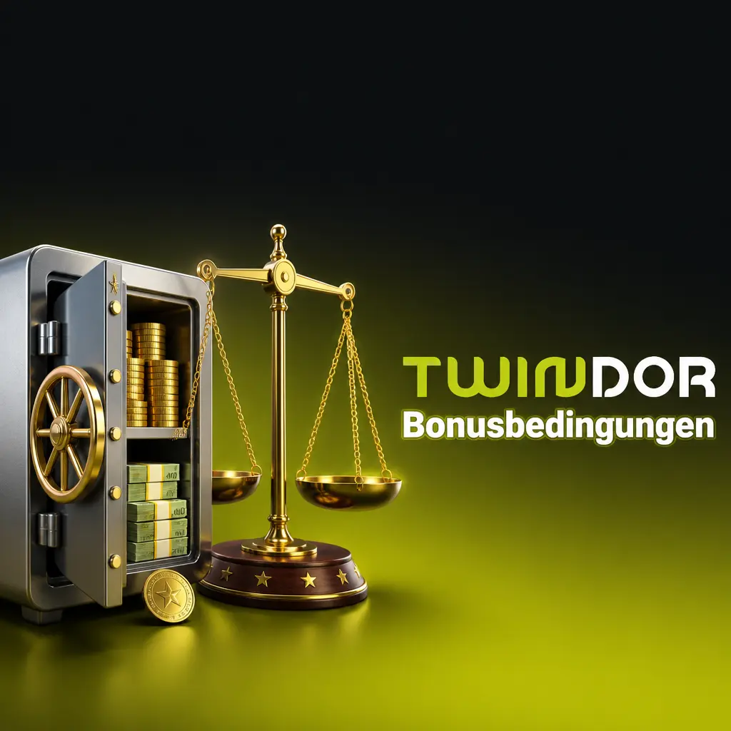 Twindor Bonusbedingungen: Mindesteinzahlung, Umsatzanforderungen, Höchsteinsatz und Fristen für Willkommens- und Reload-Bonus im Überblick.