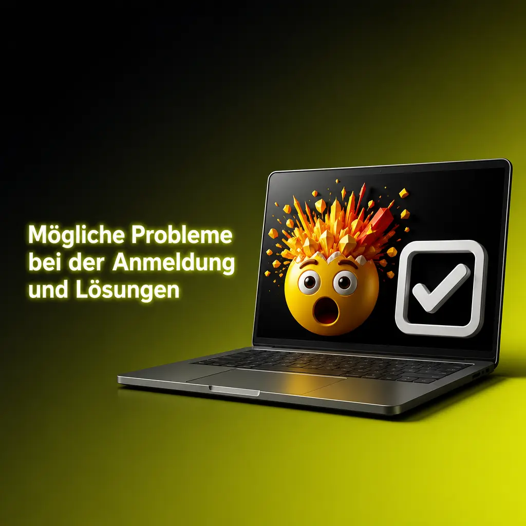 Tabelle mit häufigen Login-Problemen und Lösungen wie Passwort zurücksetzen, Kontosperre und 2FA-Fehler