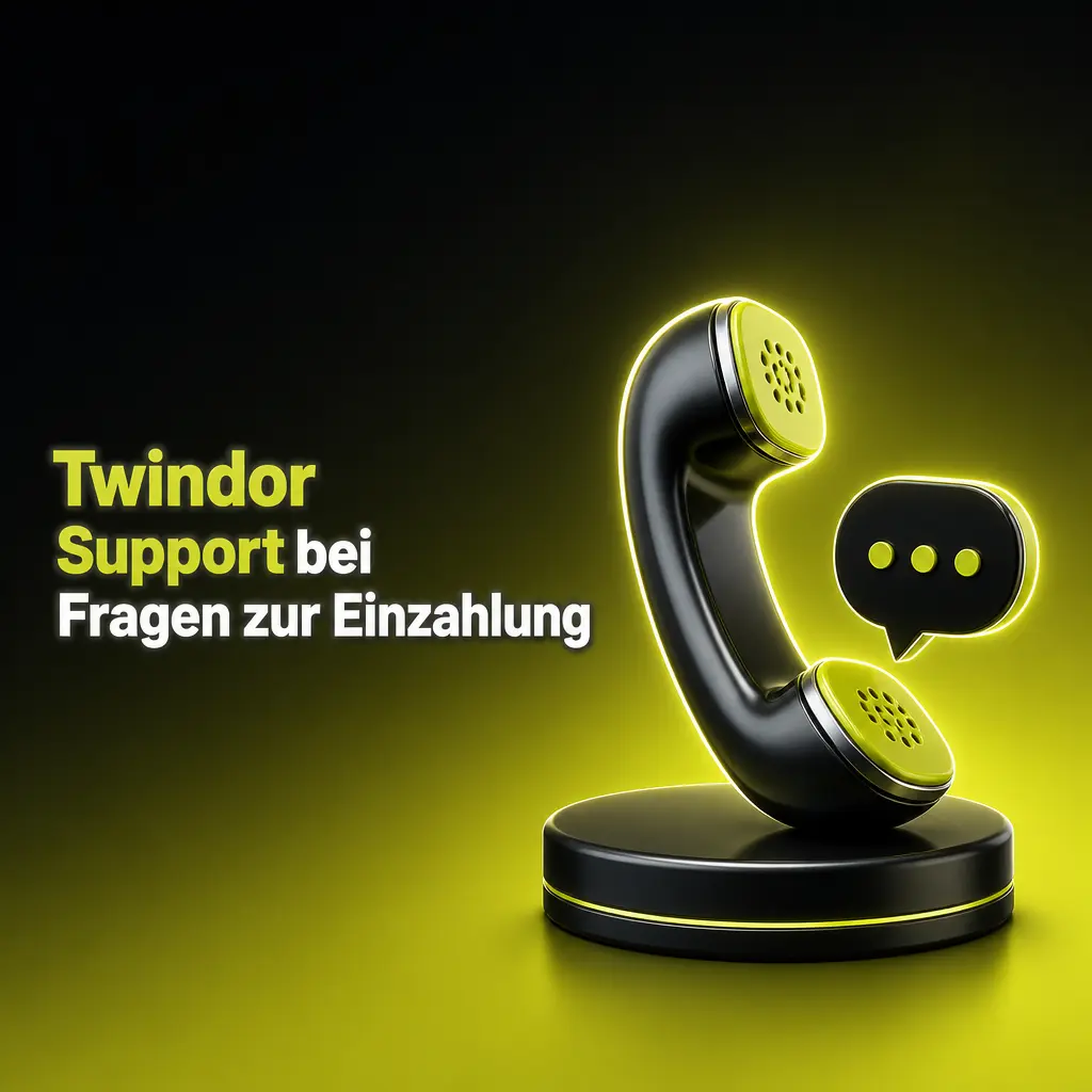 Twindor Support-Kanäle für Einzahlungsfragen: Live-Chat, E-Mail und Hilfe-Center im Spielerkonto