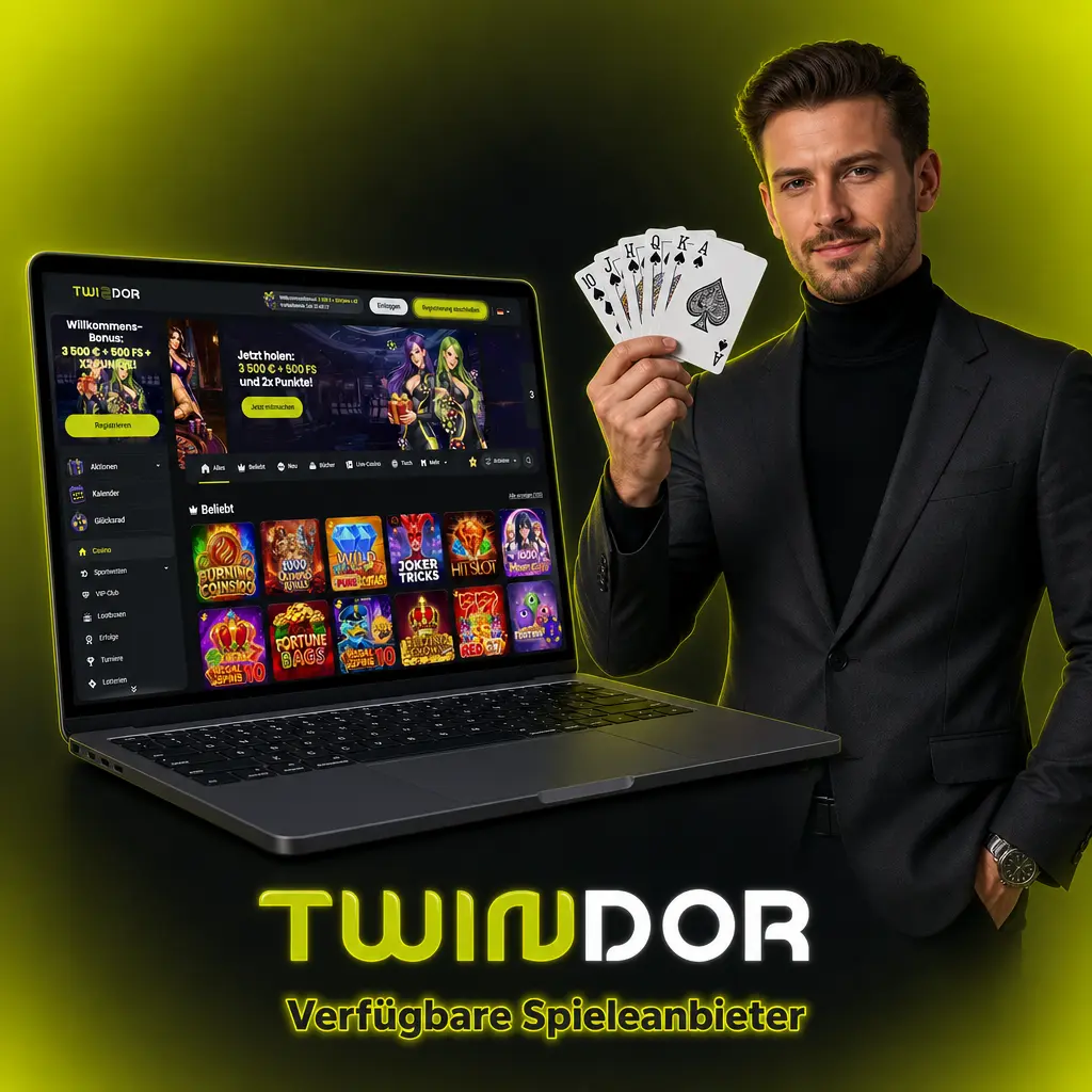 Evolution und Pragmatic Play Live Studios liefern Twindor Live-Tische wie Lightning Roulette und Mega Baccarat mit deutschsprachigen Dealern.