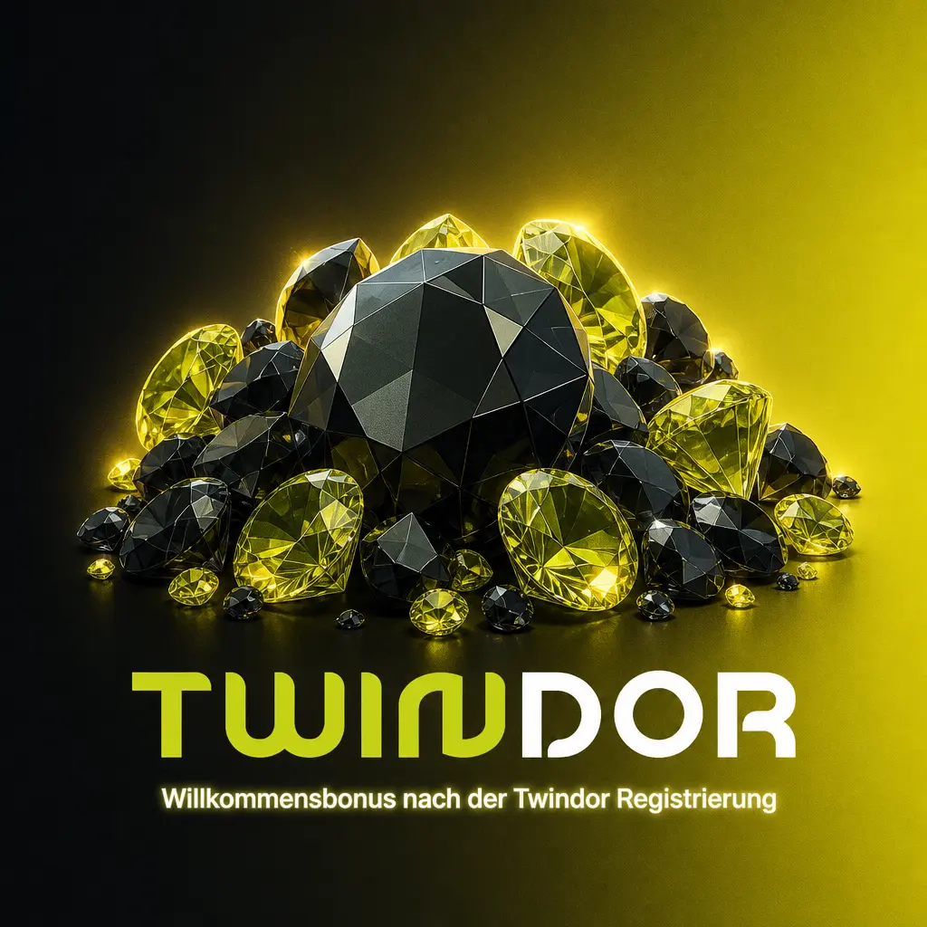 Twindor Willkommensbonus: bis zu 3.500 EUR, 500 Freispiele und x2 Bonus für die erste Sportwette nach Registrierung.
